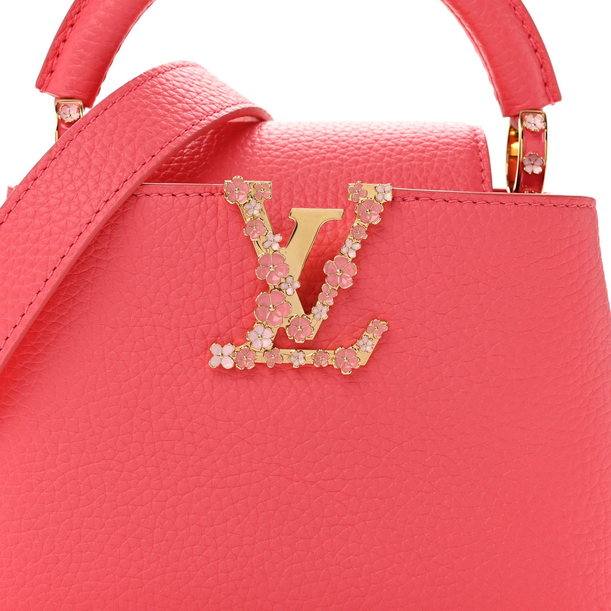 Taurillon LV Bloom Capucines Mini Pink Sky