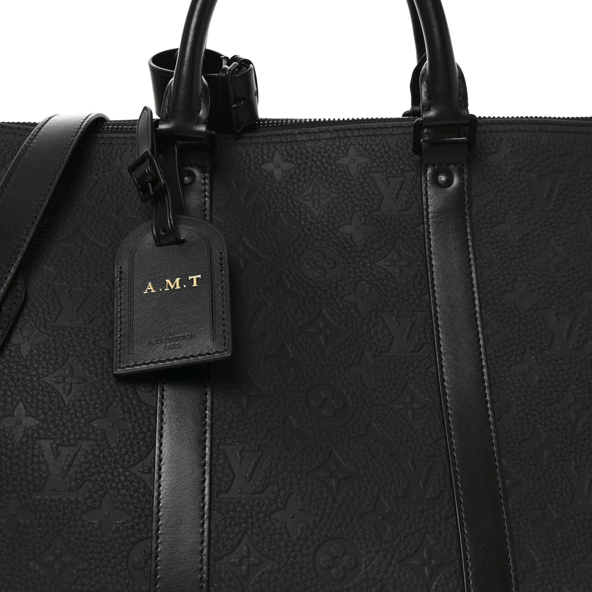 Taurillon Monogram Keepall Bandouliere 50 Black