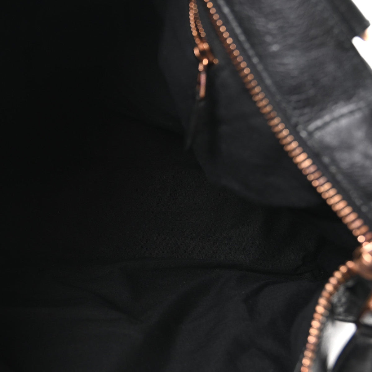 Agneau Giant 21 Rose Gold Hardware Work Black