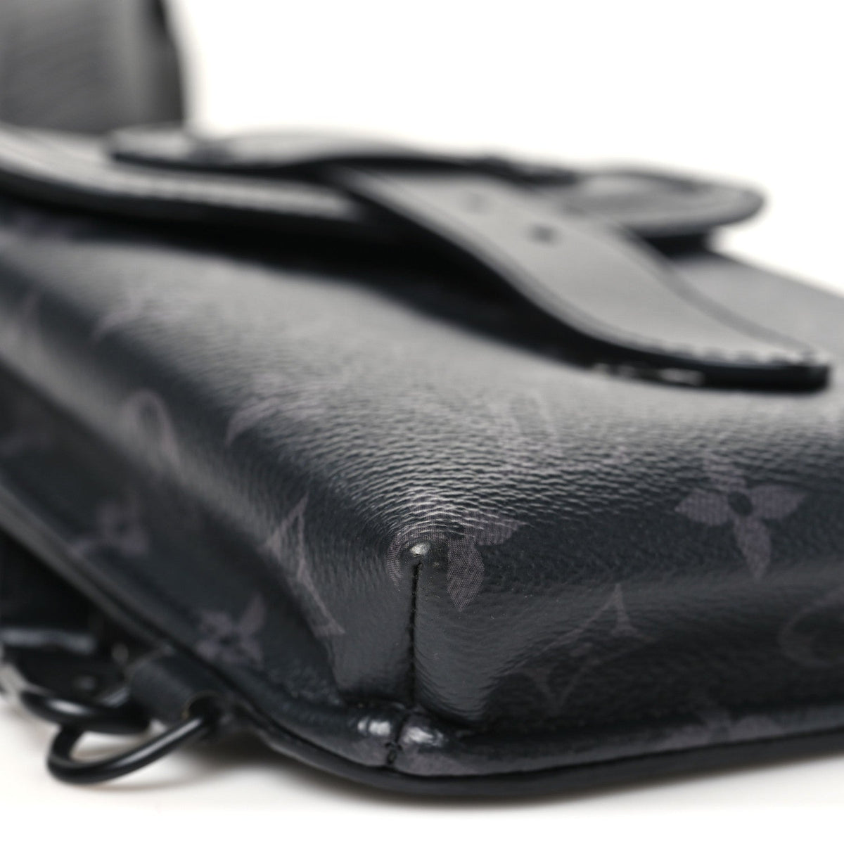 Monogram Eclipse Saumur Slingbag Black