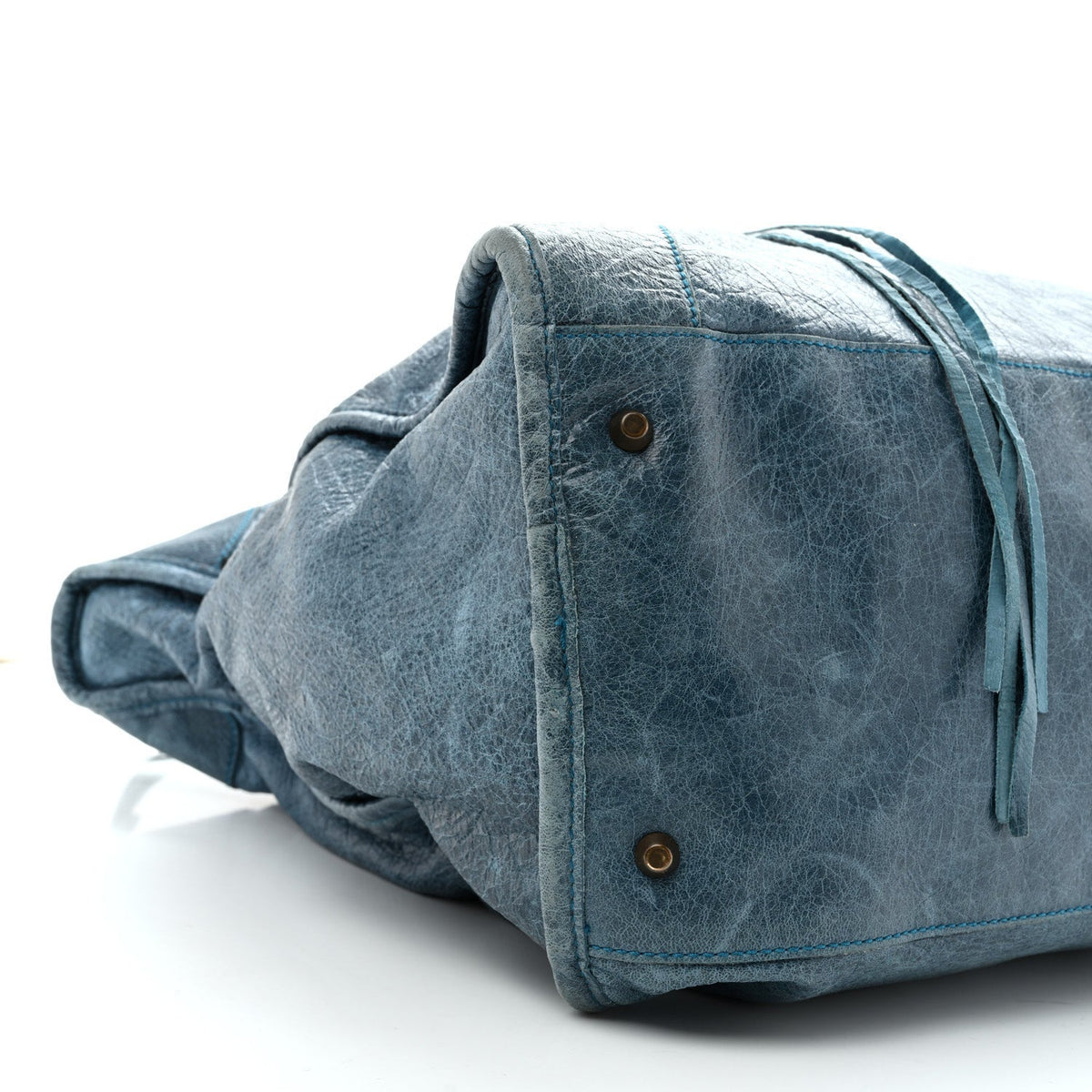 Agneau Classic Hardware Weekender Turquoise