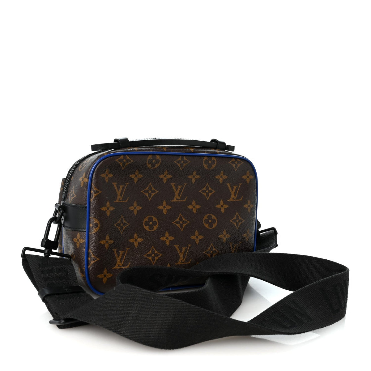 Monogram Macassar S Lock Messenger Blue
