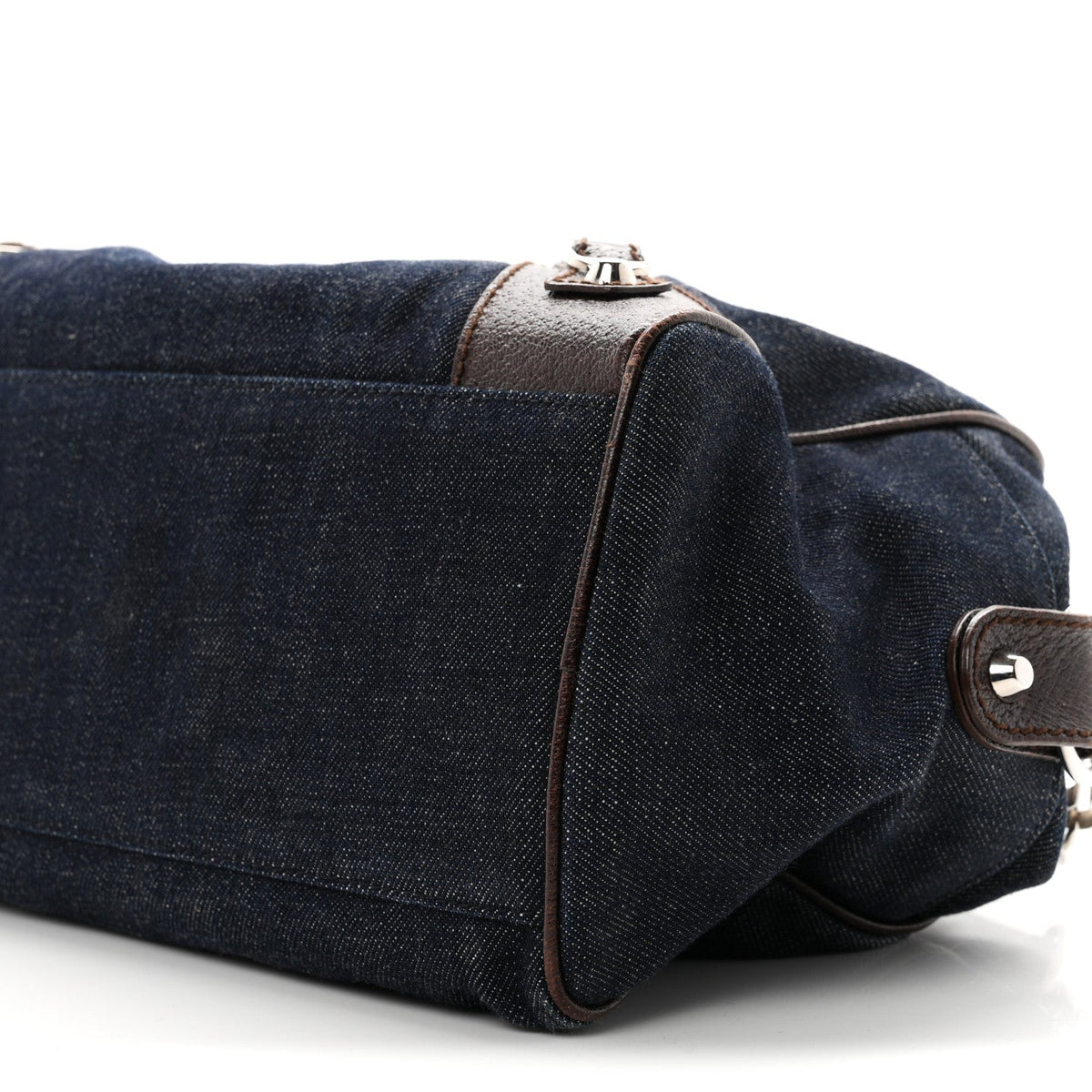 Denim Box Bag Chocolate