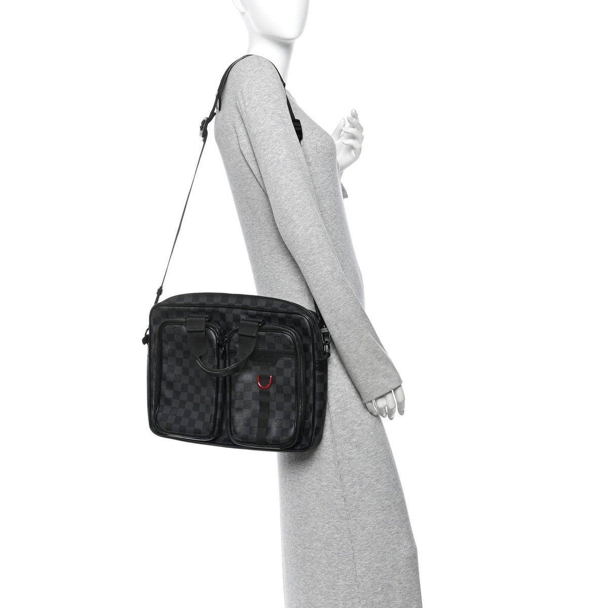 Damier Graphite Utility Business Bag