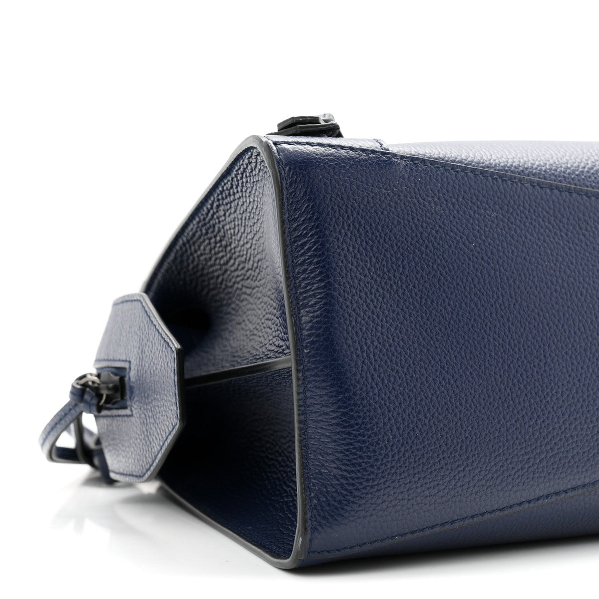 Grained Calfskin Neo Classic Black Hardware S City Navy