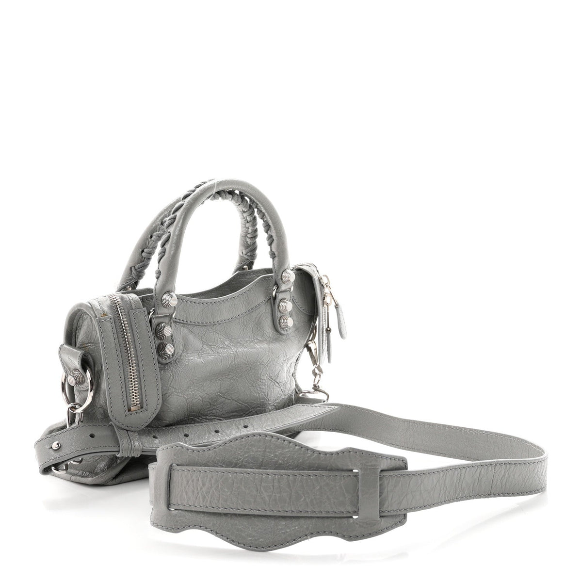 Agneau Giant 12 Silver Hardware Mini City Gris Haussmannien