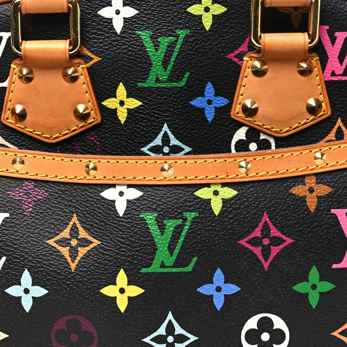Monogram Multicolor Trouville Black