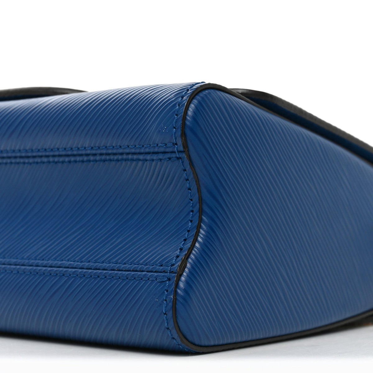 Epi Peace Twist Shoulder Bag MM Navy