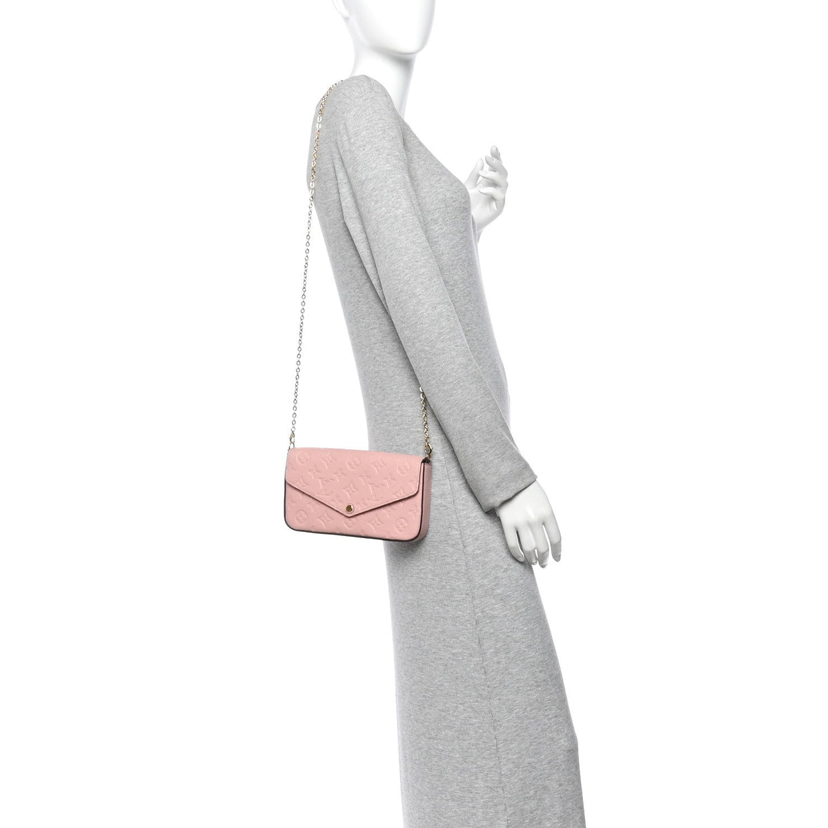 Empreinte Pochette Felicie Chain Wallet Rose Poudre