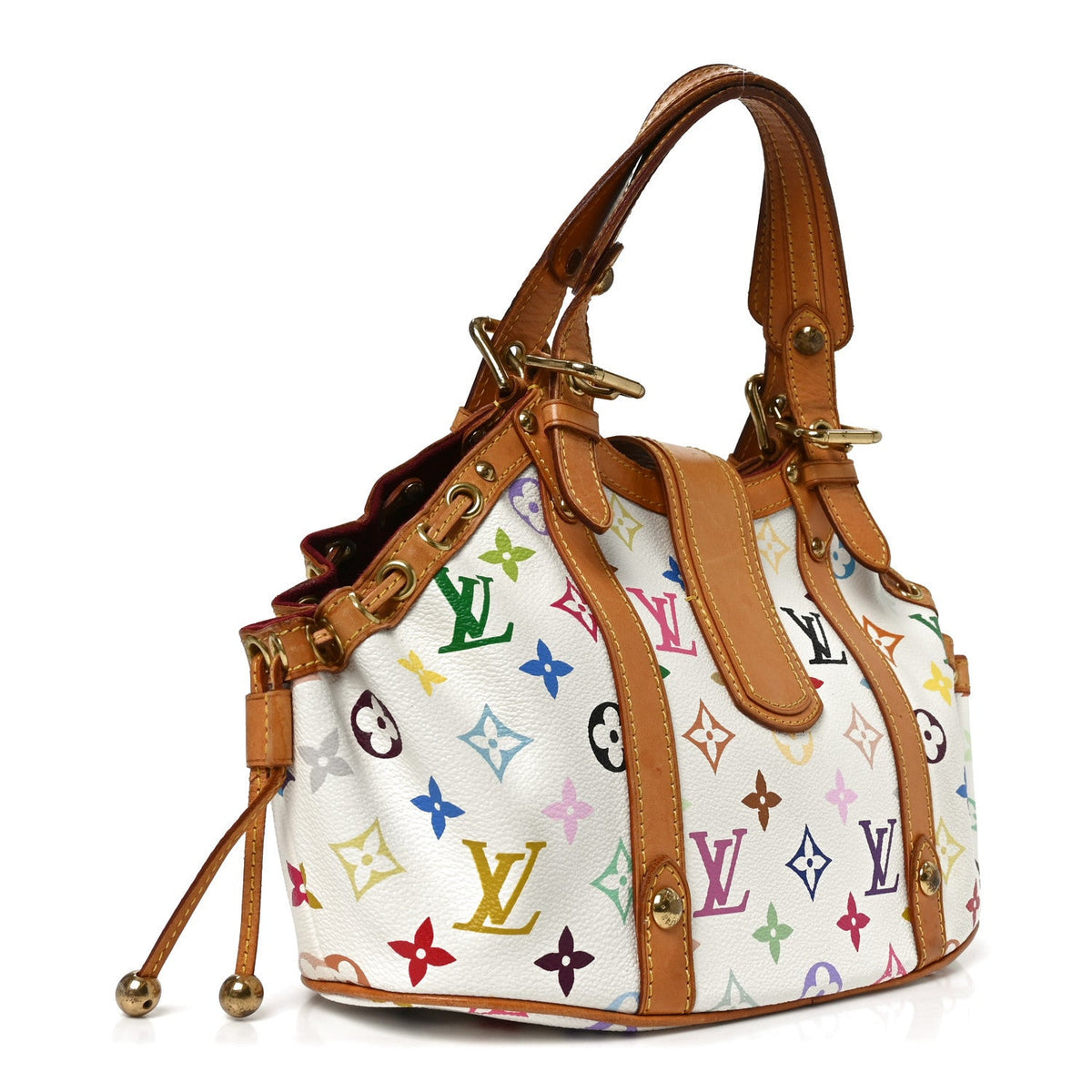 Monogram Multicolor Theda GM White