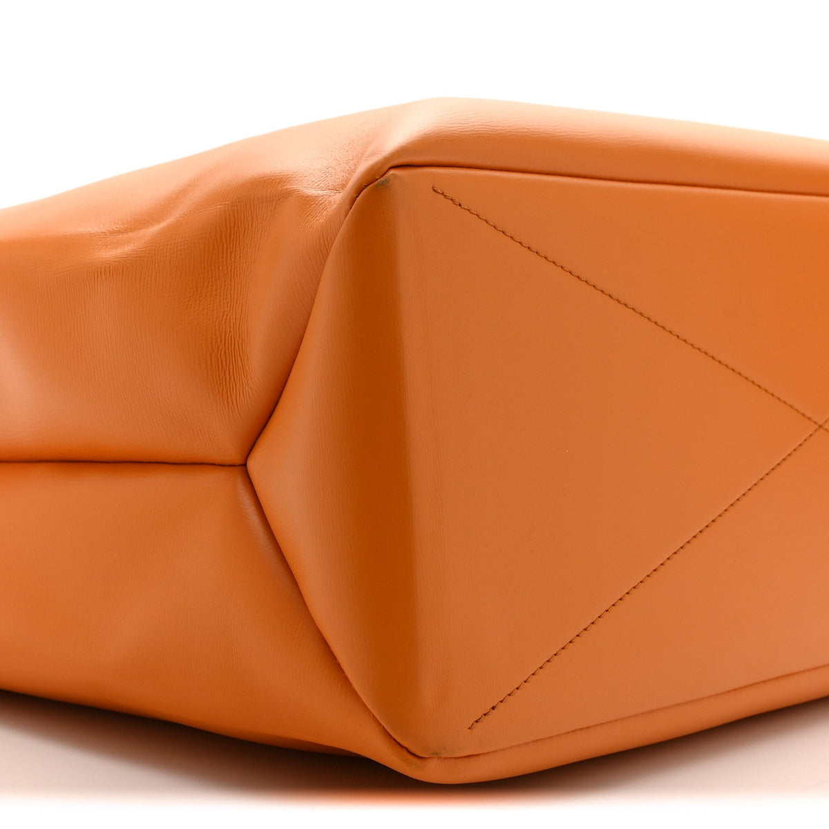 Cowhide Shopper Bag MM Safran
