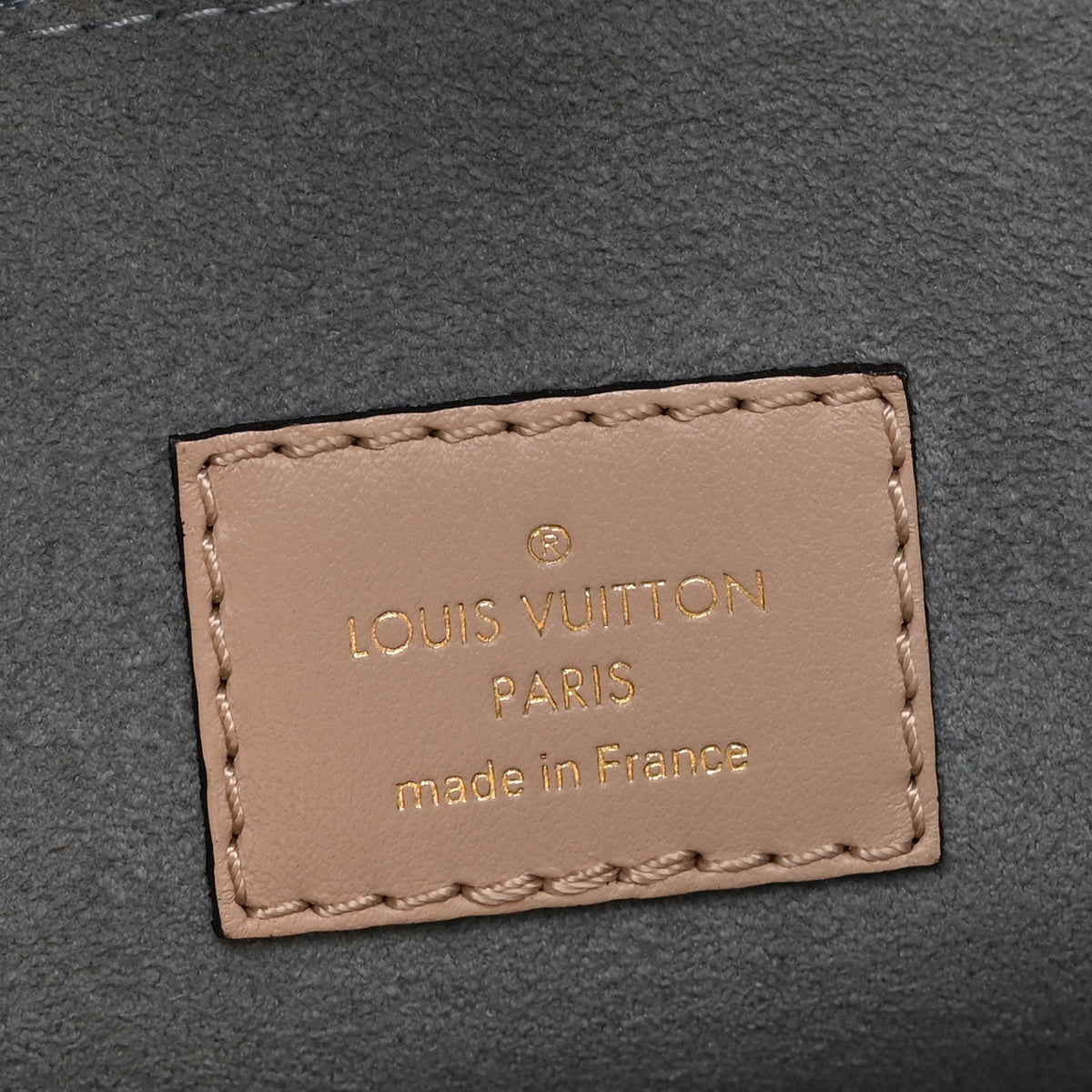 Calfskin Monogram On My Side MM Greige