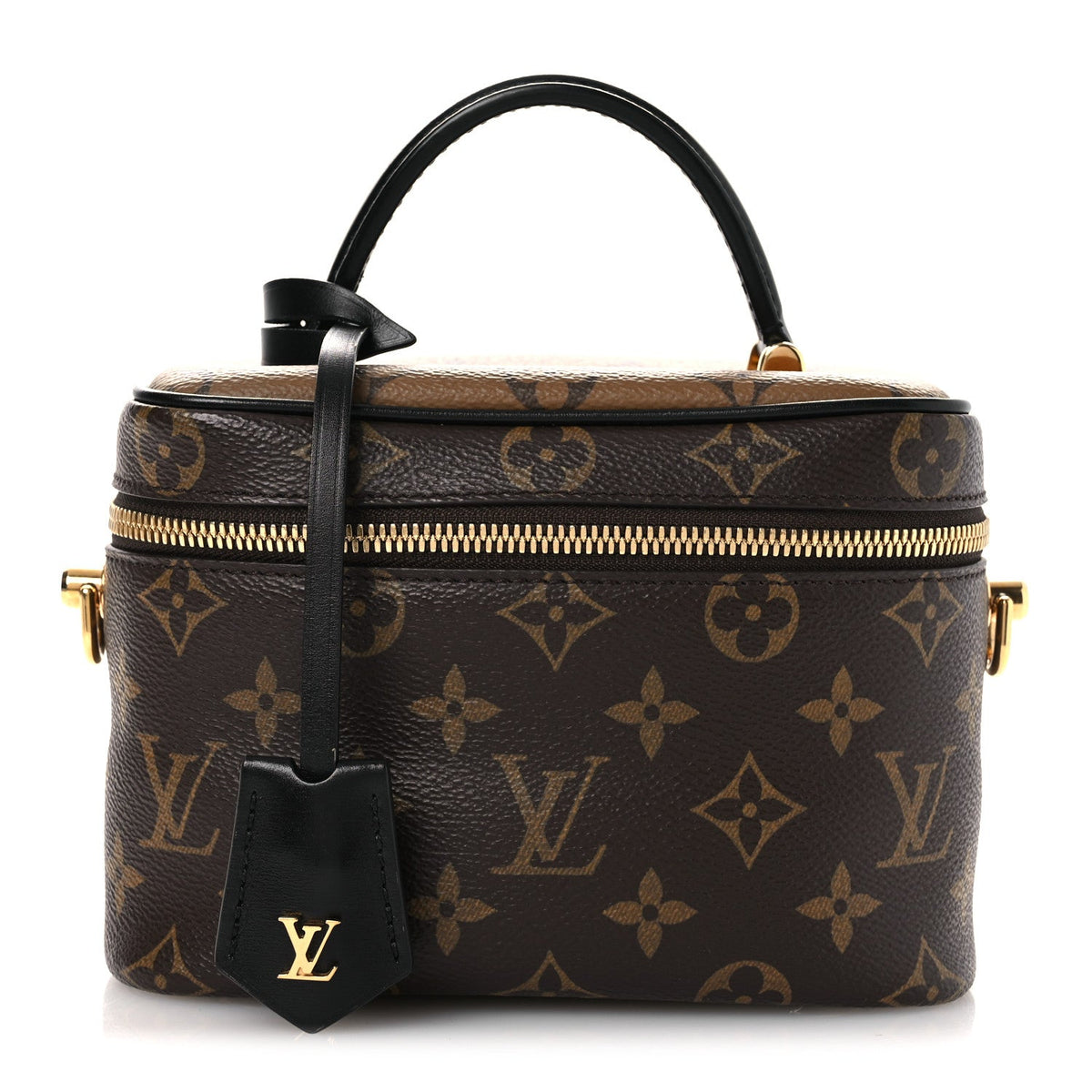 Reverse Monogram Vanity Chain Pouch