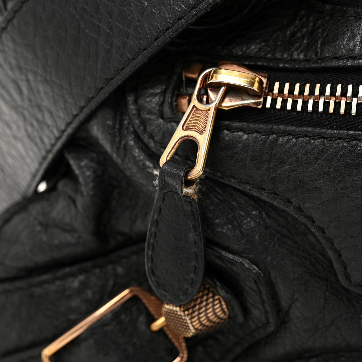 Agneau Giant 21 Rose Gold Hardware City Black