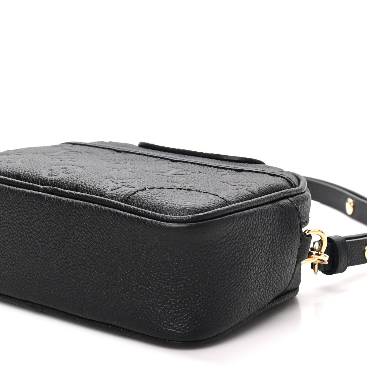 Empreinte Monogram Tiny Camera Bag Black