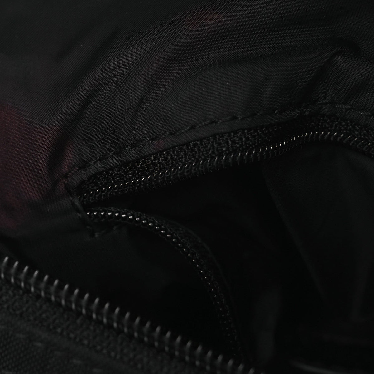 Recycled Sport Nylon Logo Embroidered Wheel Sling Bag Black White