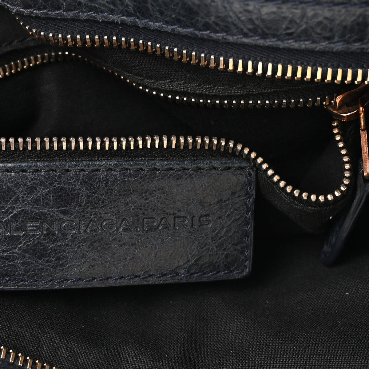 Agneau Giant 12 Rose Gold Hardware City Dark Night