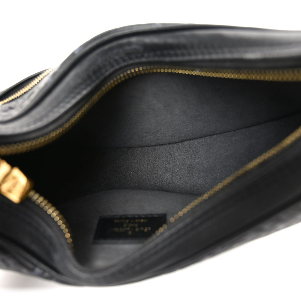 Calfskin Embossed Monogram Loop Black