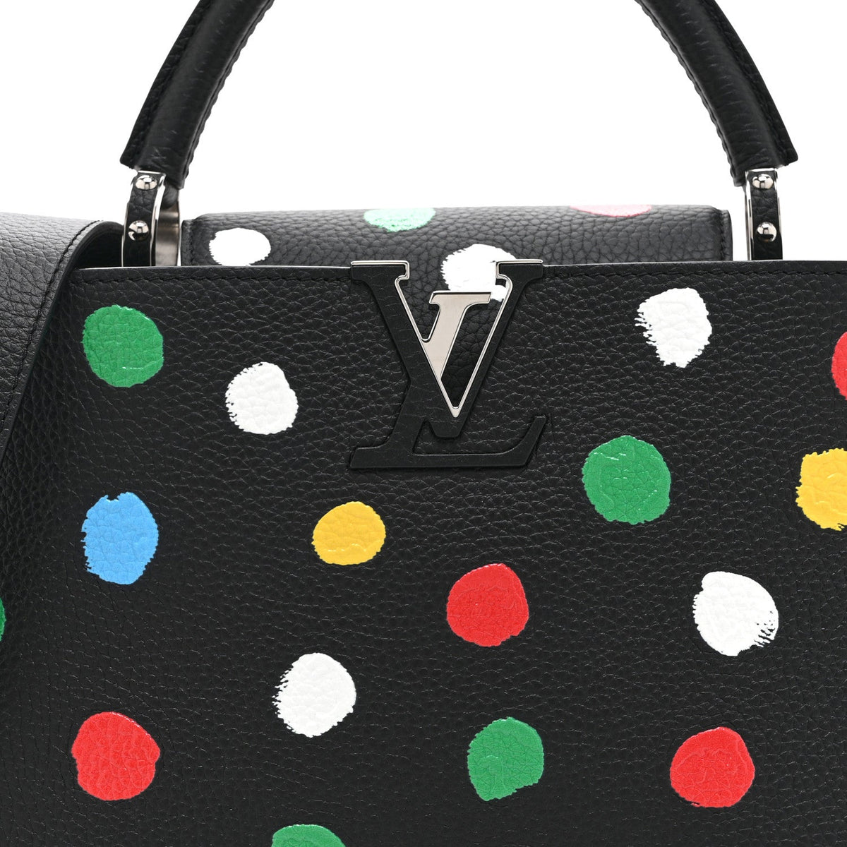 LV X YK Taurillon Capucine MM Black