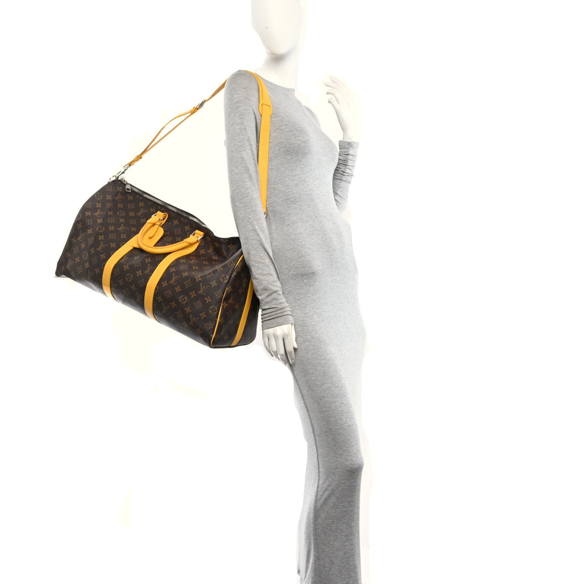 Monogram Macassar Keepall Bandouliere 50 Safran Yellow