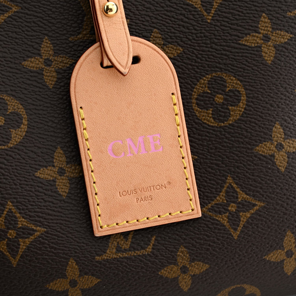 Monogram Tag Me Pouch