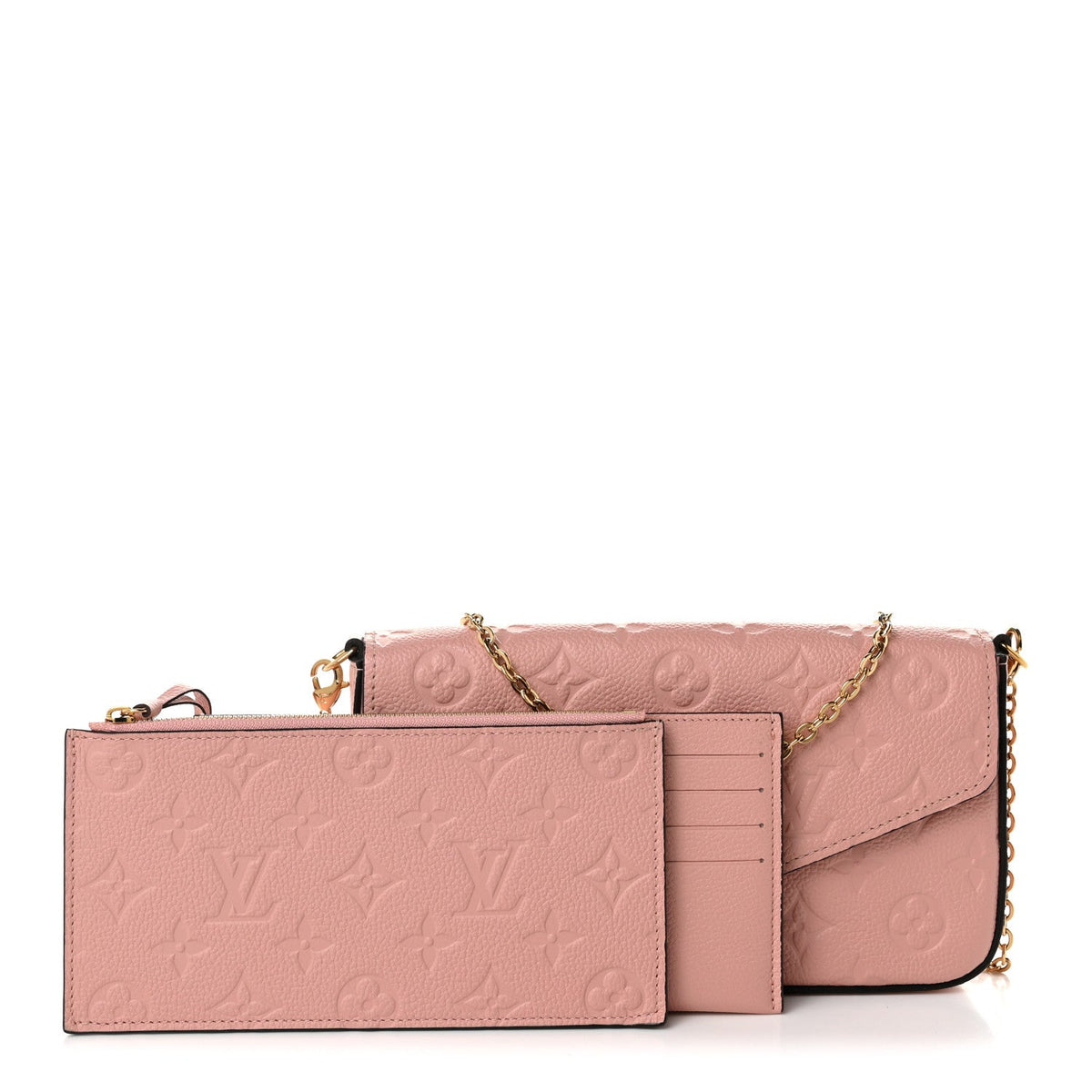 Empreinte Pochette Felicie Chain Wallet Rose Poudre