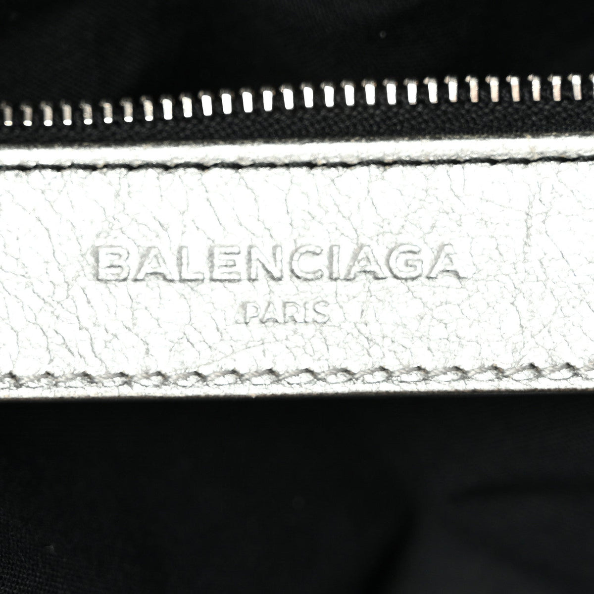 Metallic Agneau Giant 12 Silver Hardware City Gris Aluminum