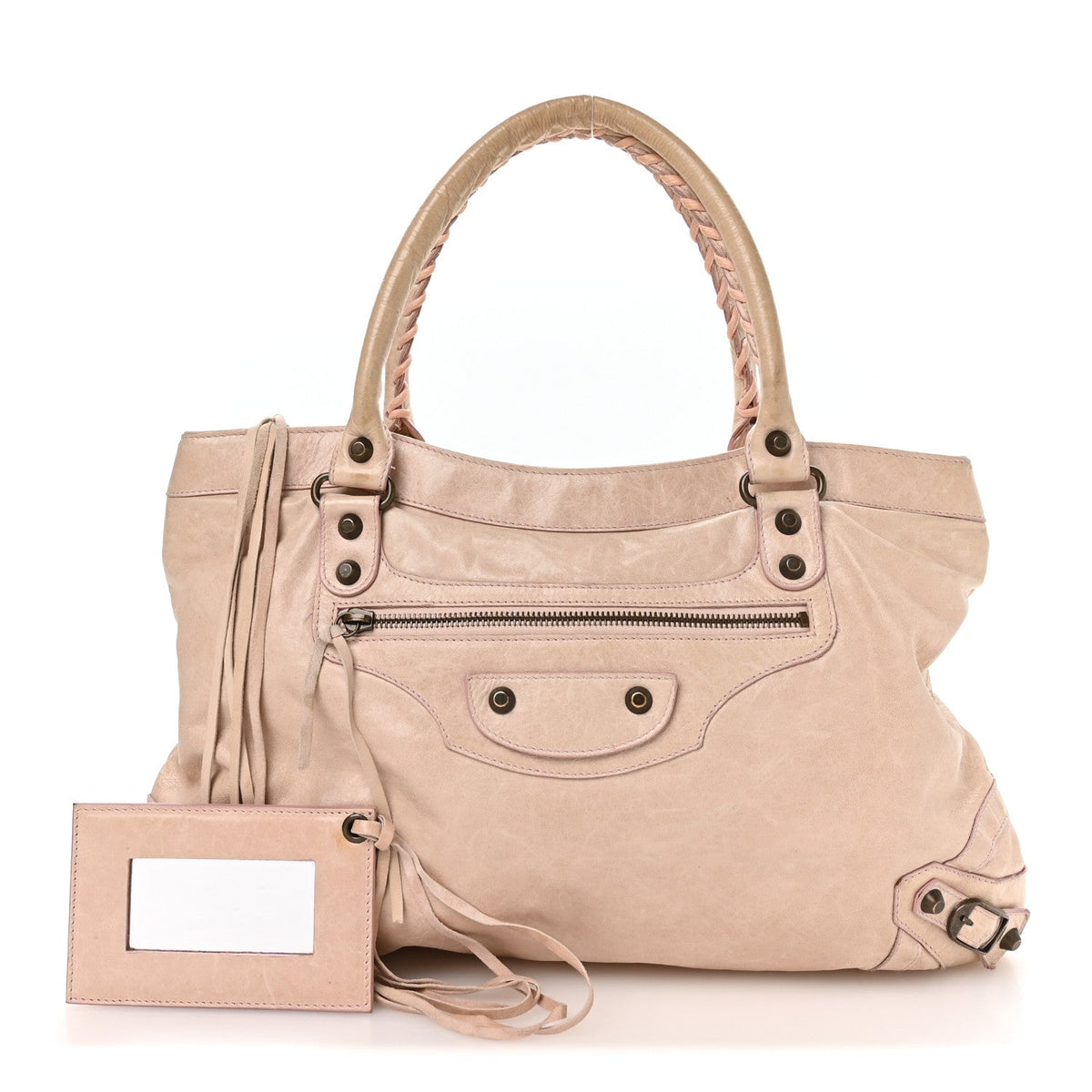 Chevre Classic Hardware Purse Bubblegum