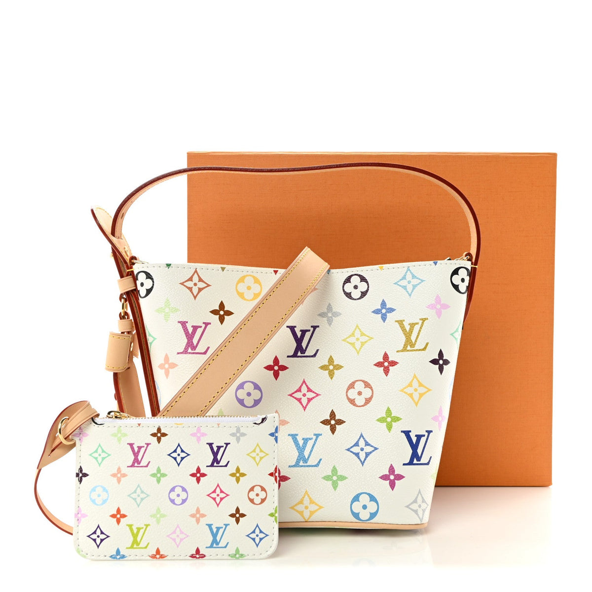 LV X TM Monogram Multicolor All In BB White