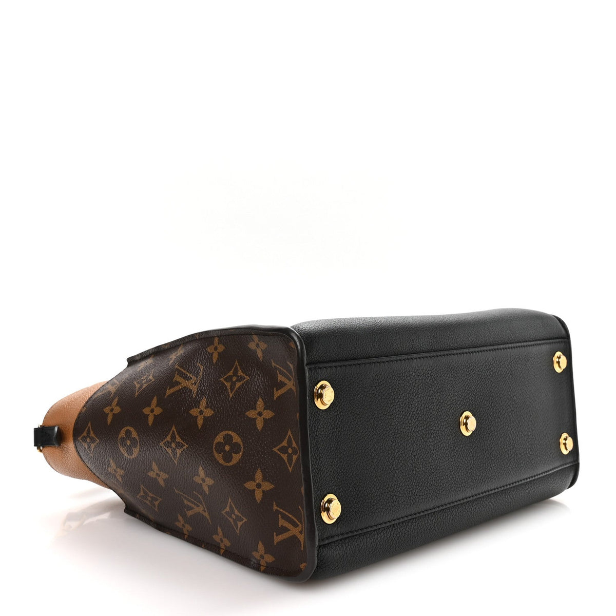 Calfskin Monogram On My Side Black