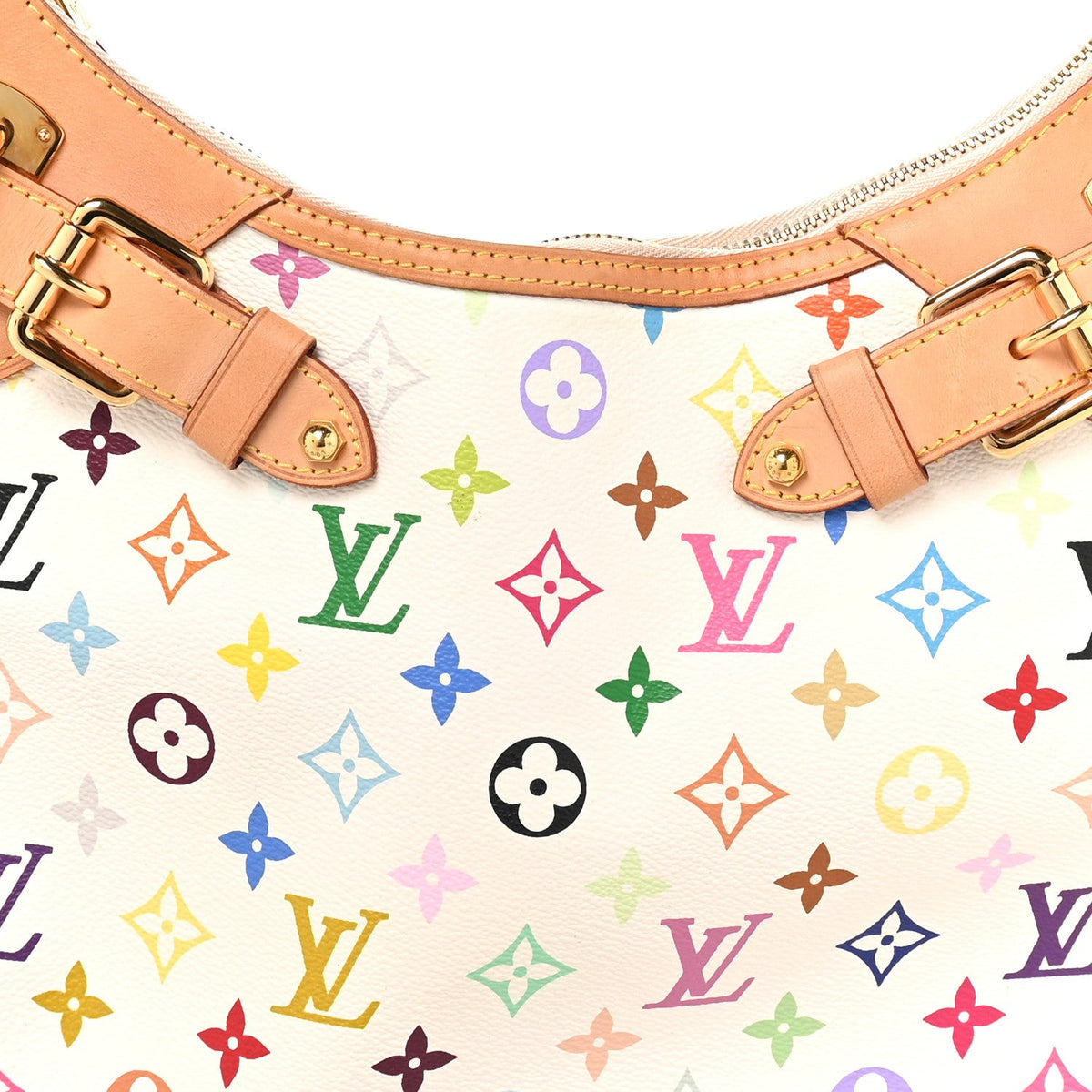Monogram Multicolor Greta White