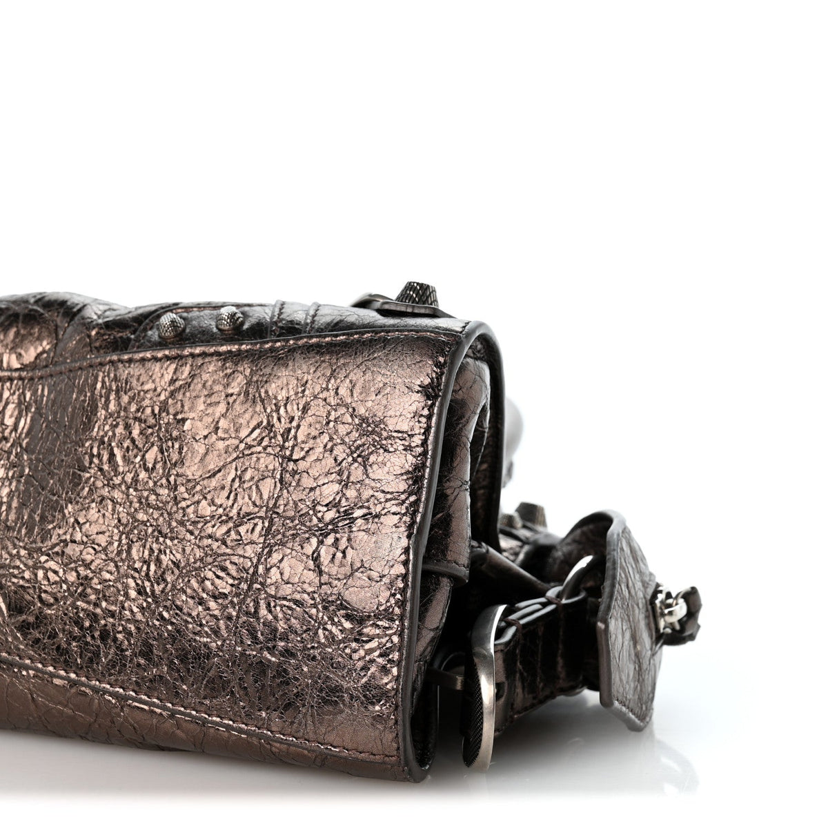 Metallic Agneau Arena Neo Cagole City Dark Bronze
