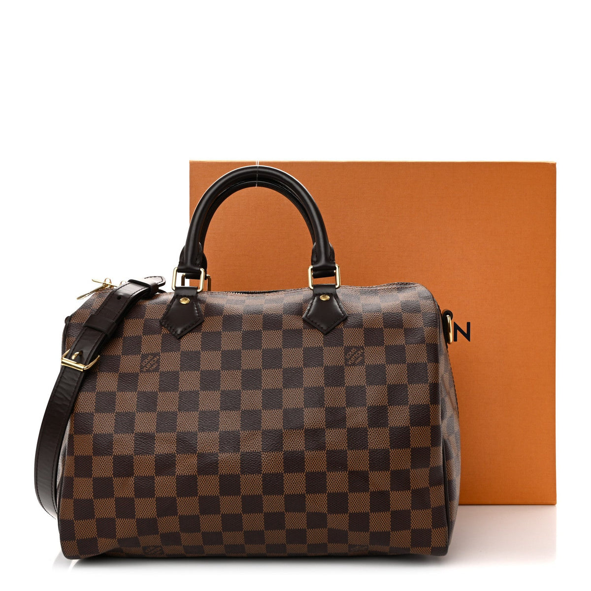 Damier Ebene Speedy Bandouliere 30