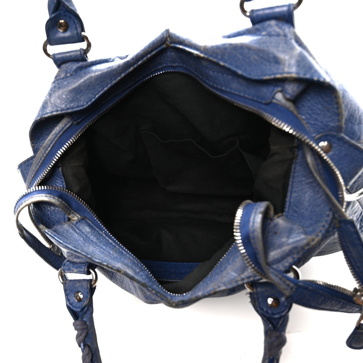 Agneau Giant 12 Silver Hardware Town Bleu Glacier