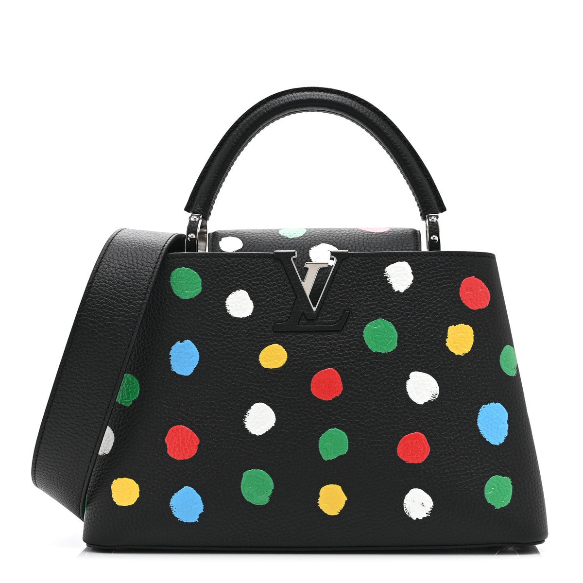 LV X YK Taurillon Capucine MM Black