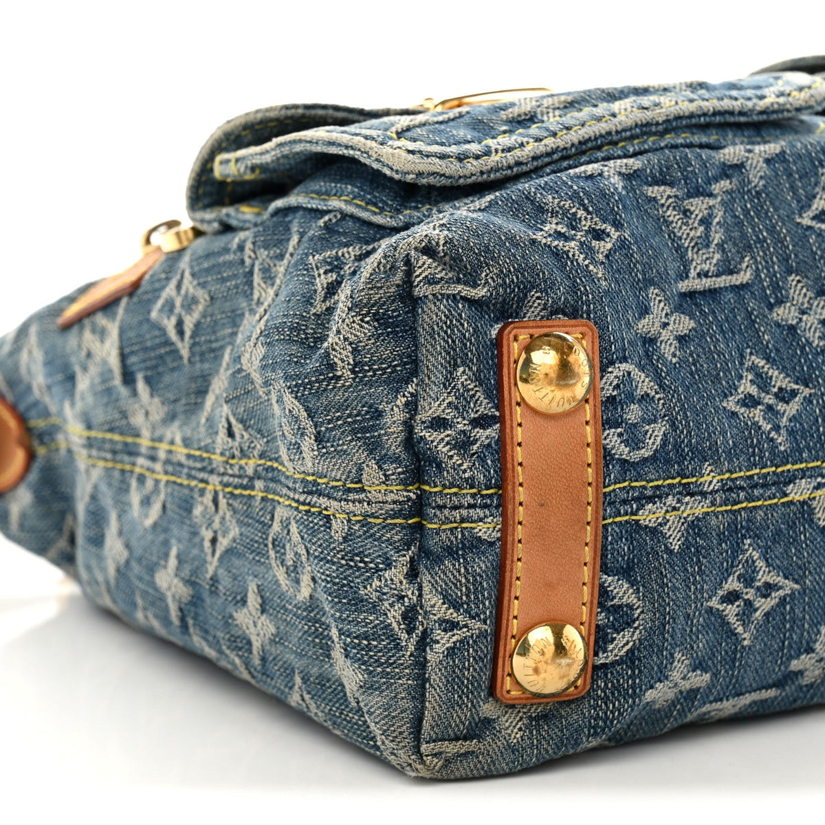 Monogram Denim Baggy PM Blue