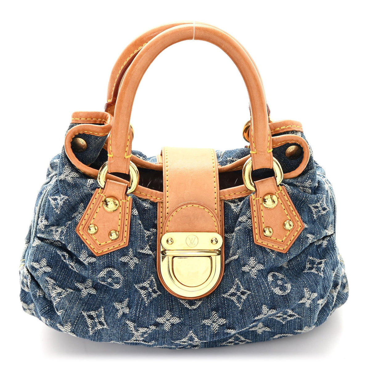 Monogram Denim Pleaty Blue