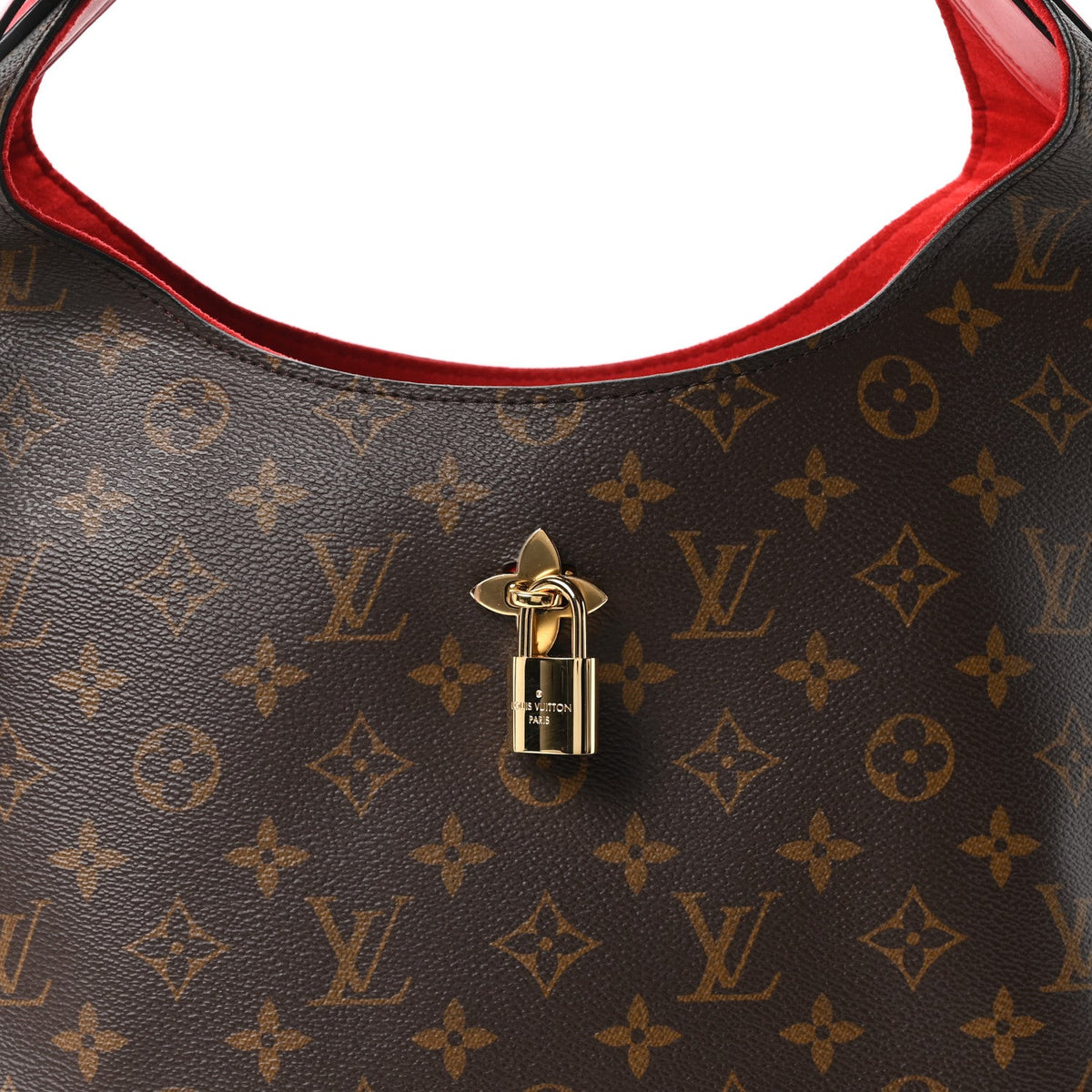 Monogram Flower Hobo Coquelicot