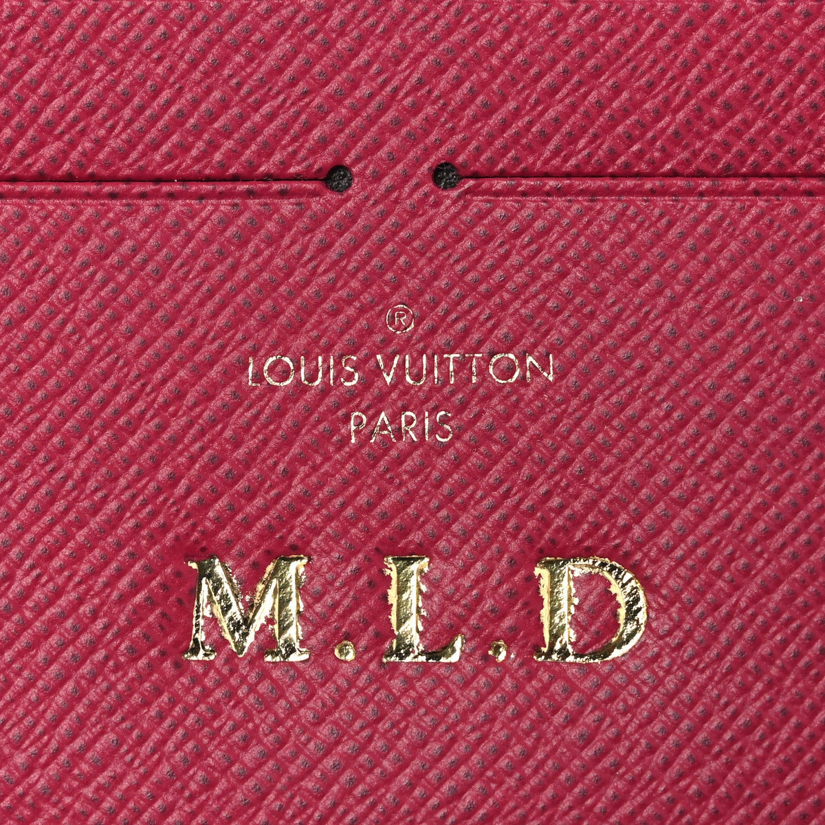 Monogram Pochette Felicie Chain Wallet Fuchsia