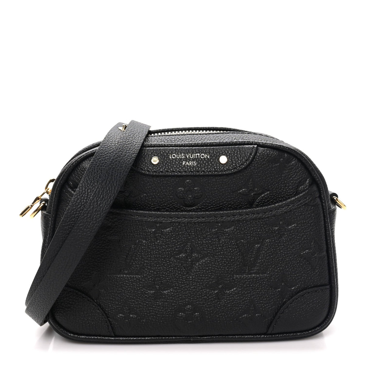 Empreinte Monogram Tiny Camera Bag Black