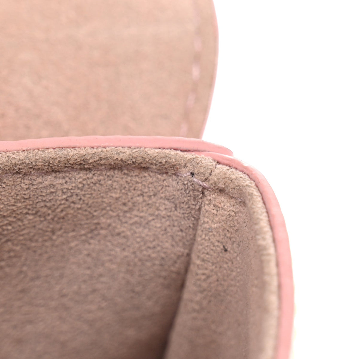 Epi Mechanical Flowers Twist Shoulder Bag MM Rose Ballerine