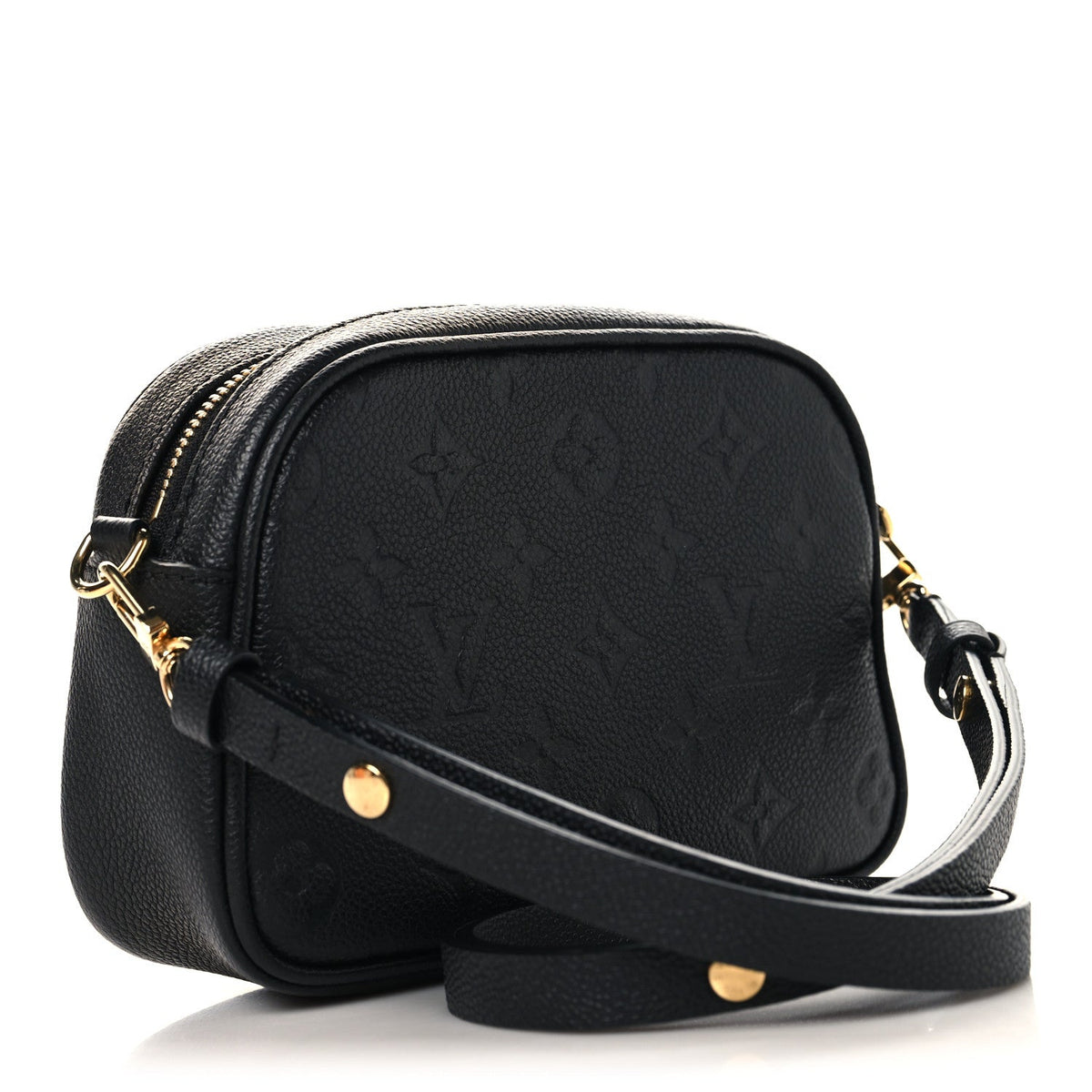 Empreinte Monogram Tiny Camera Bag Black