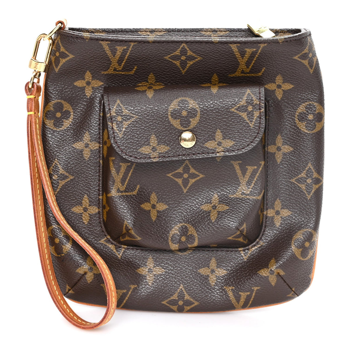 Monogram Partition Wristlet
