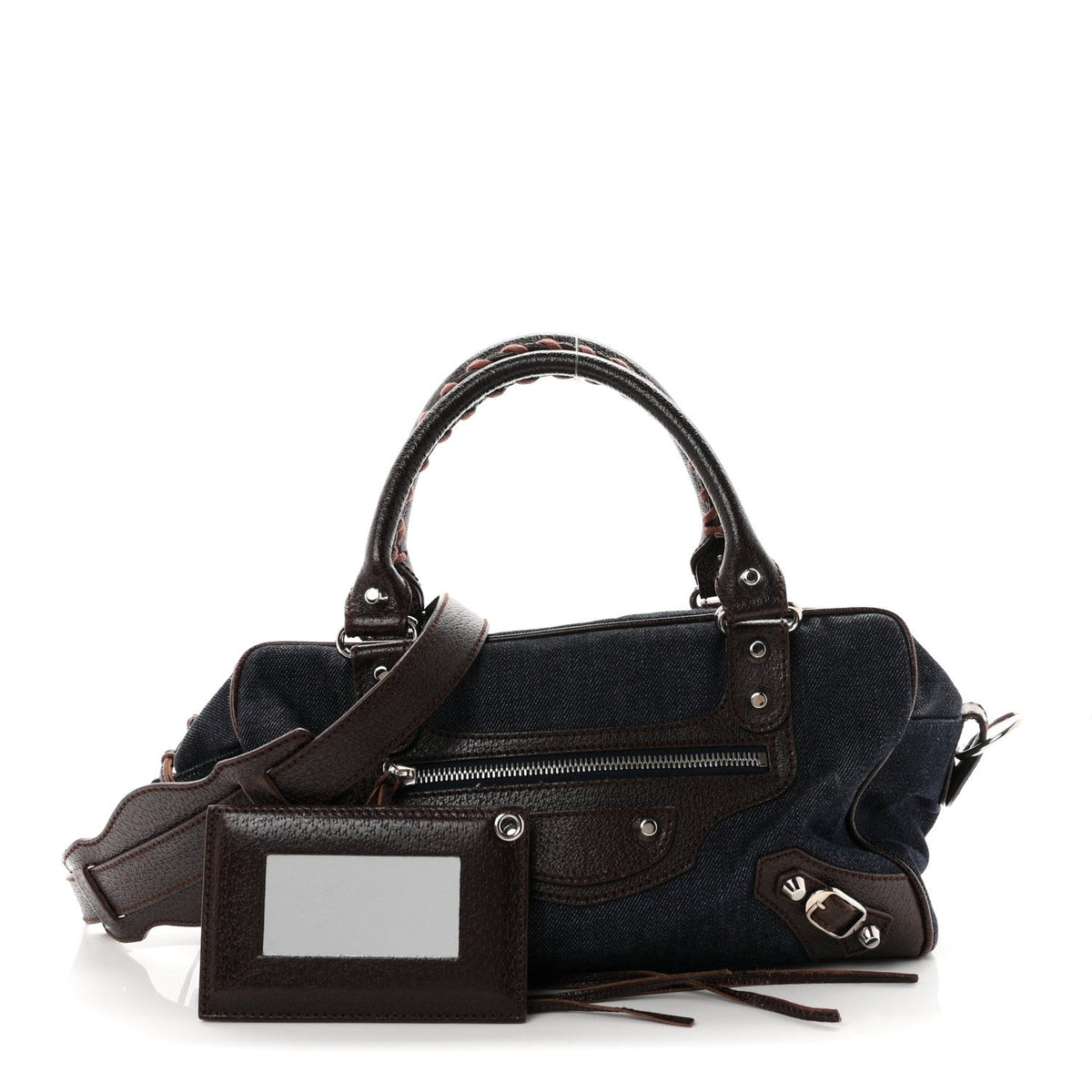 Denim Box Bag Chocolate