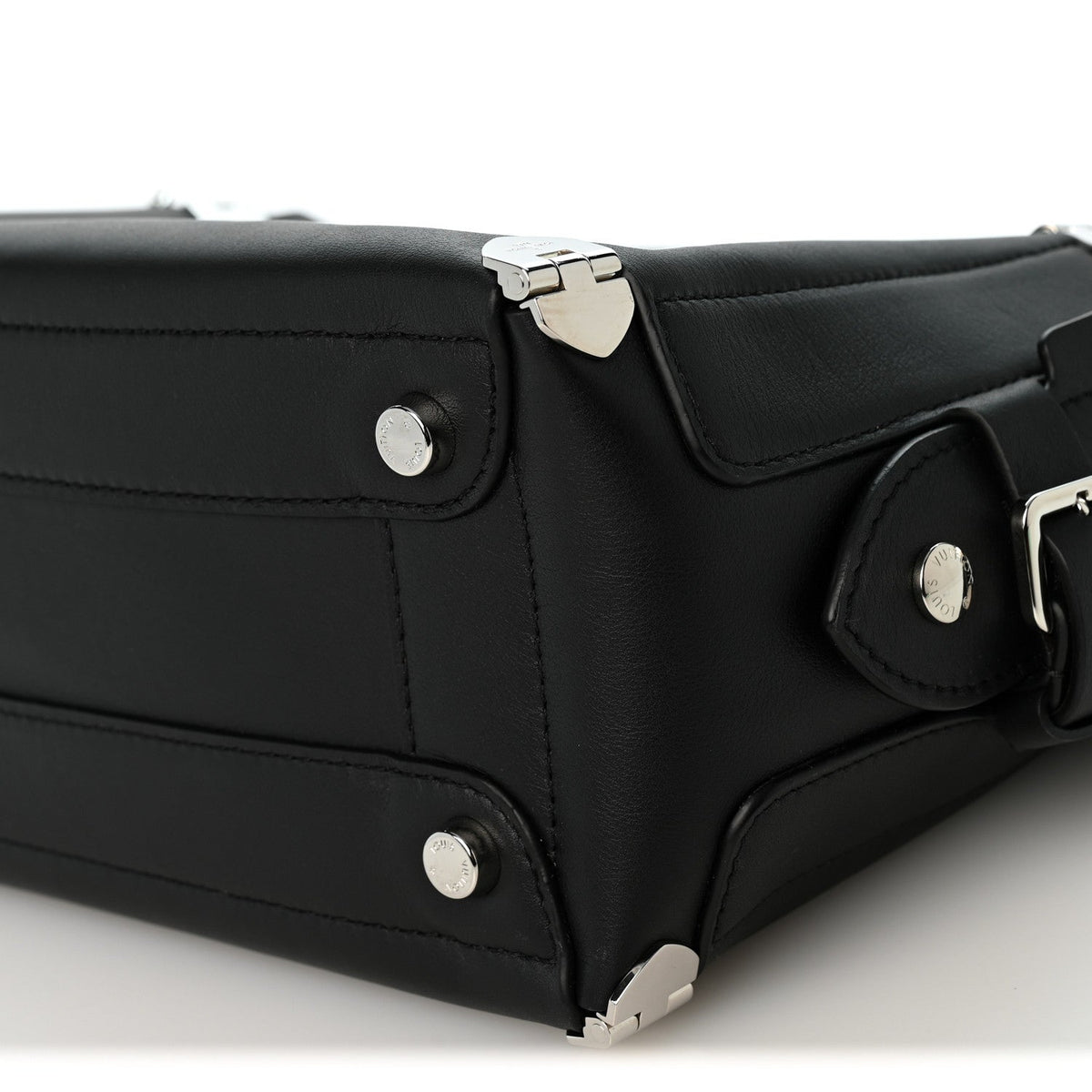 Smooth Calfskin Garance  Black