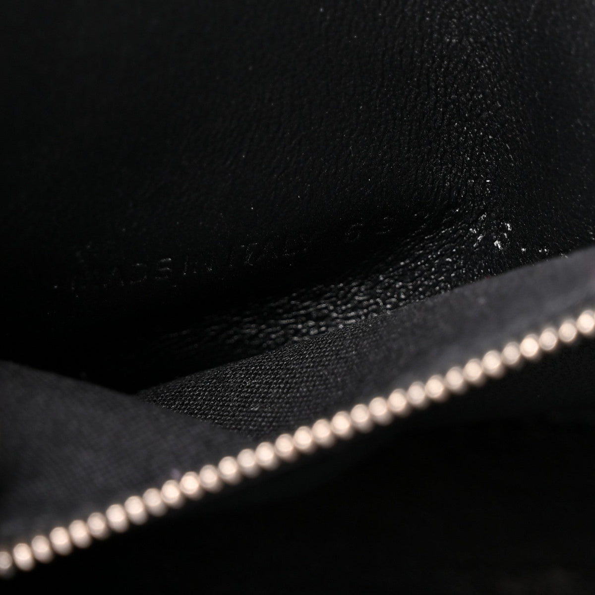 Grained Calfskin Small Hourglass Top Handle Bag Black