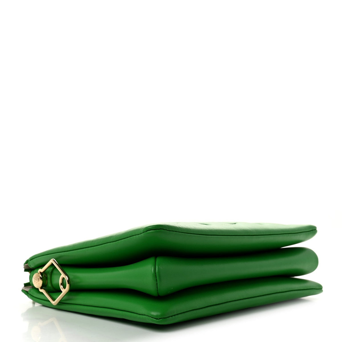 Lambskin Embossed Monogram LV Match Coussin PM Green White