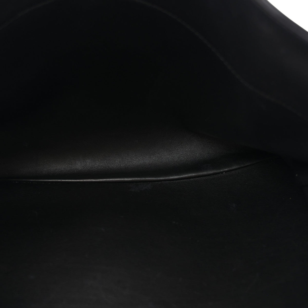 Natural Smooth Calfskin Medium Rodeo Top Handle Handbag Black