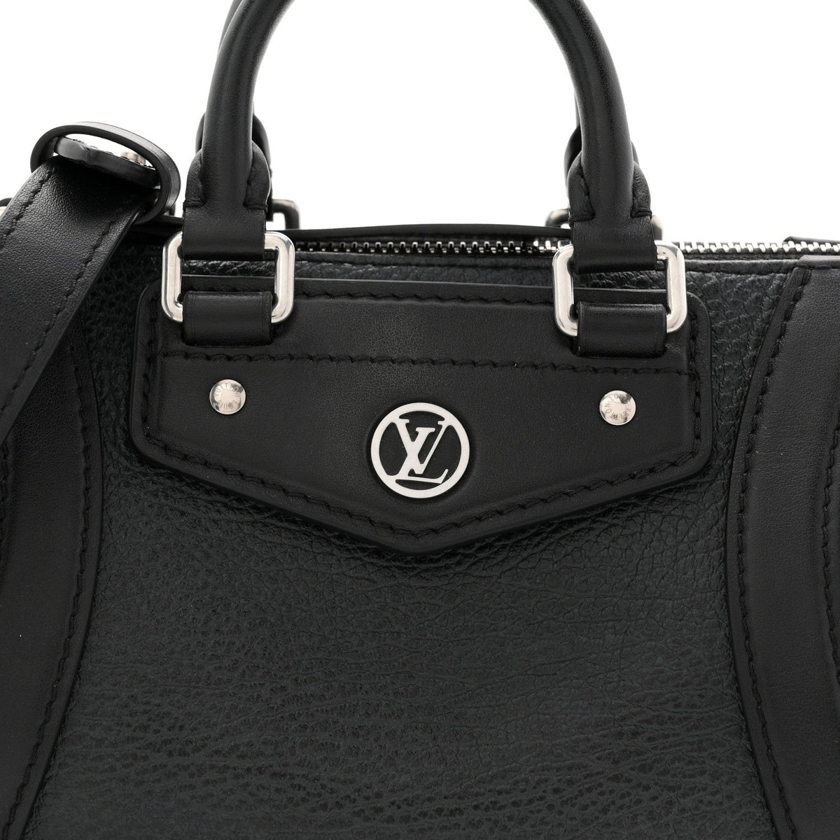 Calfskin Nano Biker Black