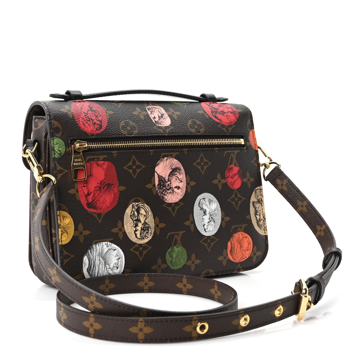 x FORNASETTI Monogram Cameo Pochette Metis